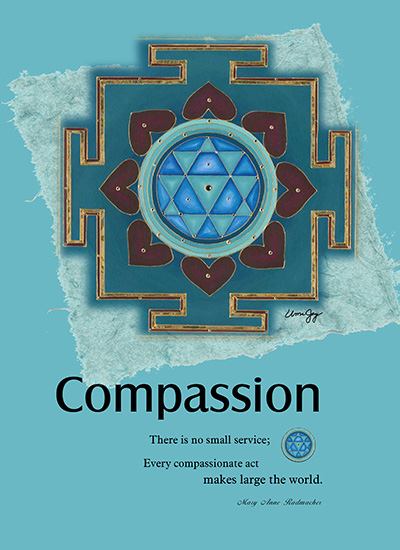 Compassion- Mandala Insight Print