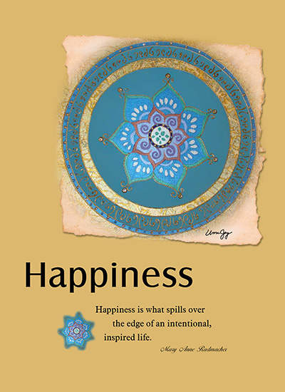 Happiness – Mandala Insight Print